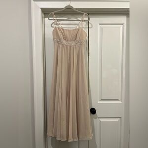 David's Bridal Blush Gown